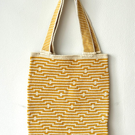 Handmade Tote PC Case Amber Mustard