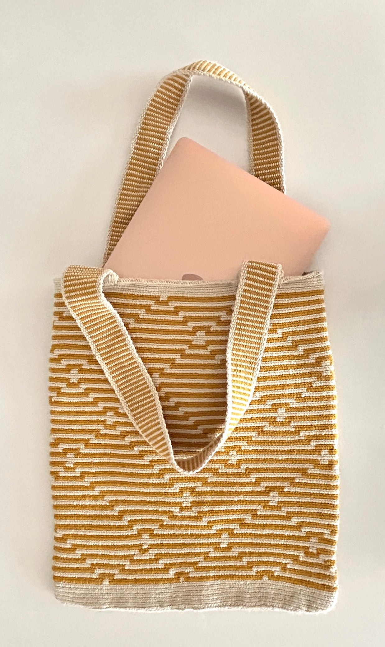 Camel Labyrinth PC Case Handmade Tote