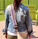 Hand-knitted Wayuu bag straps