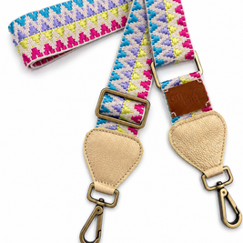 AMPMsis Handwoven Wayuu Bag Strap | Woven Crossbody Purse Replacement