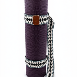 Granite Lattice Handwoven Yoga Mat Strap
