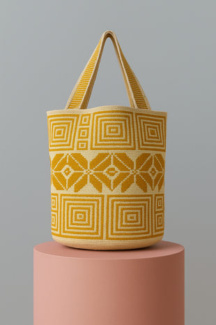 Backpack Nymph Floral Mustard