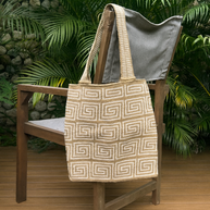 Camel Labyrinth PC Case Handmade Tote