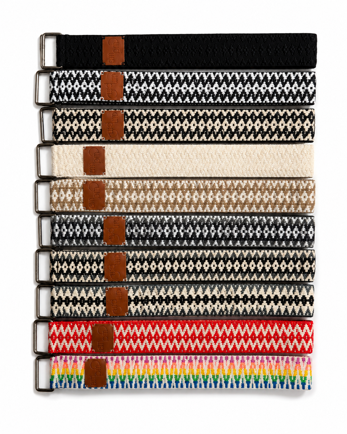 Silver Echo Handwoven Yoga Mat Strap