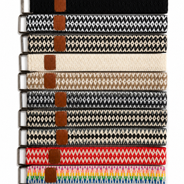 Silver Echo Handwoven Yoga Mat Strap