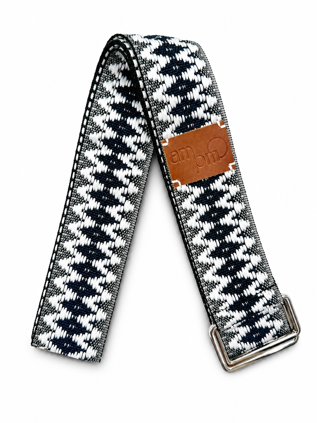 Charcoal Mist Handwoven Yoga Mat Strap