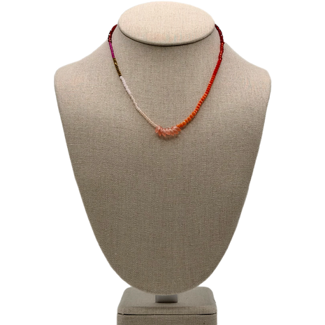 AMPMsis Canyon Sunset Short Wave Jewelry Necklace
