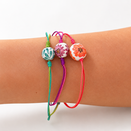 AMPMsis Coastal Braid Beaded Jewelry Bracelet