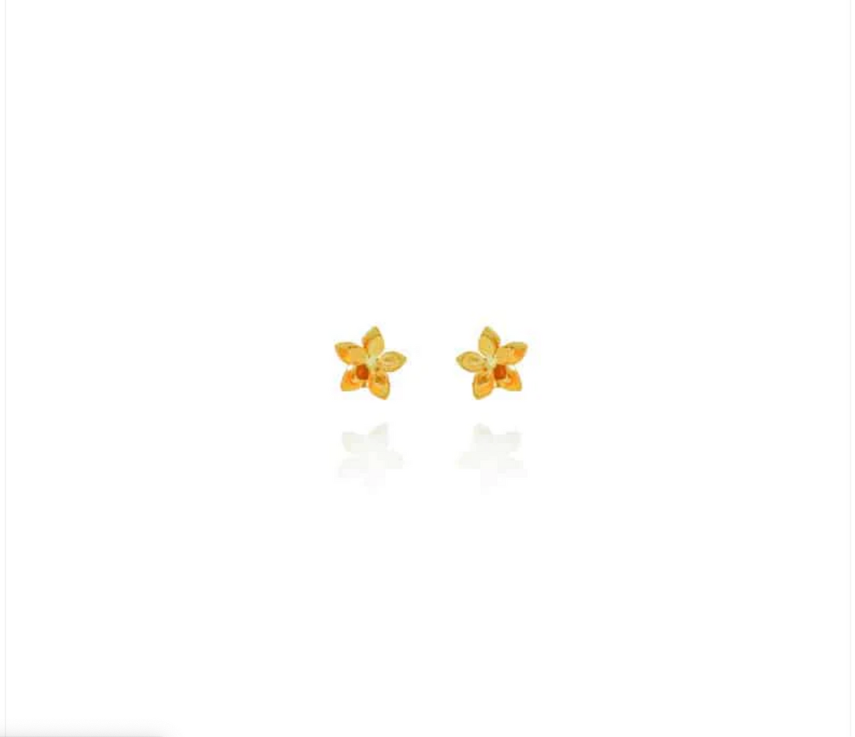 AMPMsis Mini Guayacán Flower Stud Jewelry Earrings