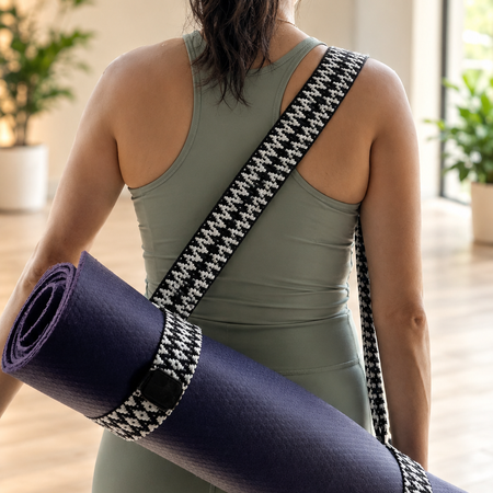 AMPMsis Starlight Diamond Handwoven Yoga Mat Strap