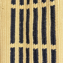 Wayuu Handwoven Tote Bag – Denim Blue Diamond Lattice Cross Motif