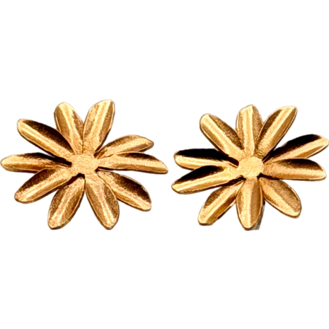 Small Passiflora Flower Jewelry Earrings