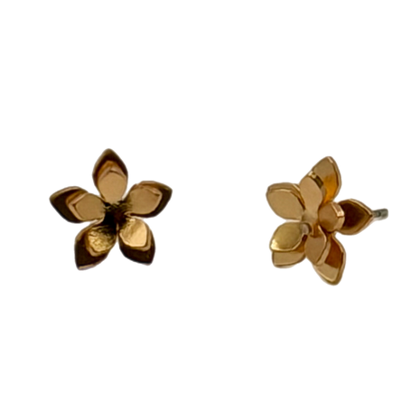 Mini Guayacan Flower Stud Jewelry Earrings