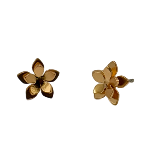 Mini Guayacan Flower Stud Earrings