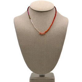Canyon Sunset Short Wave Jewelry Necklace