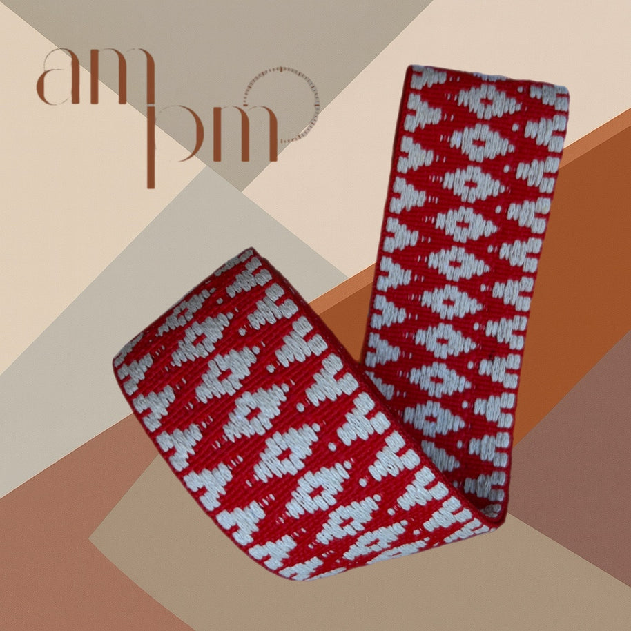 Tawa Handwoven Yoga Mat Strap – Red Yoga Mat Carrier, Colombian Craft