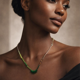 Verdant Wave Layering Necklaces Bundle