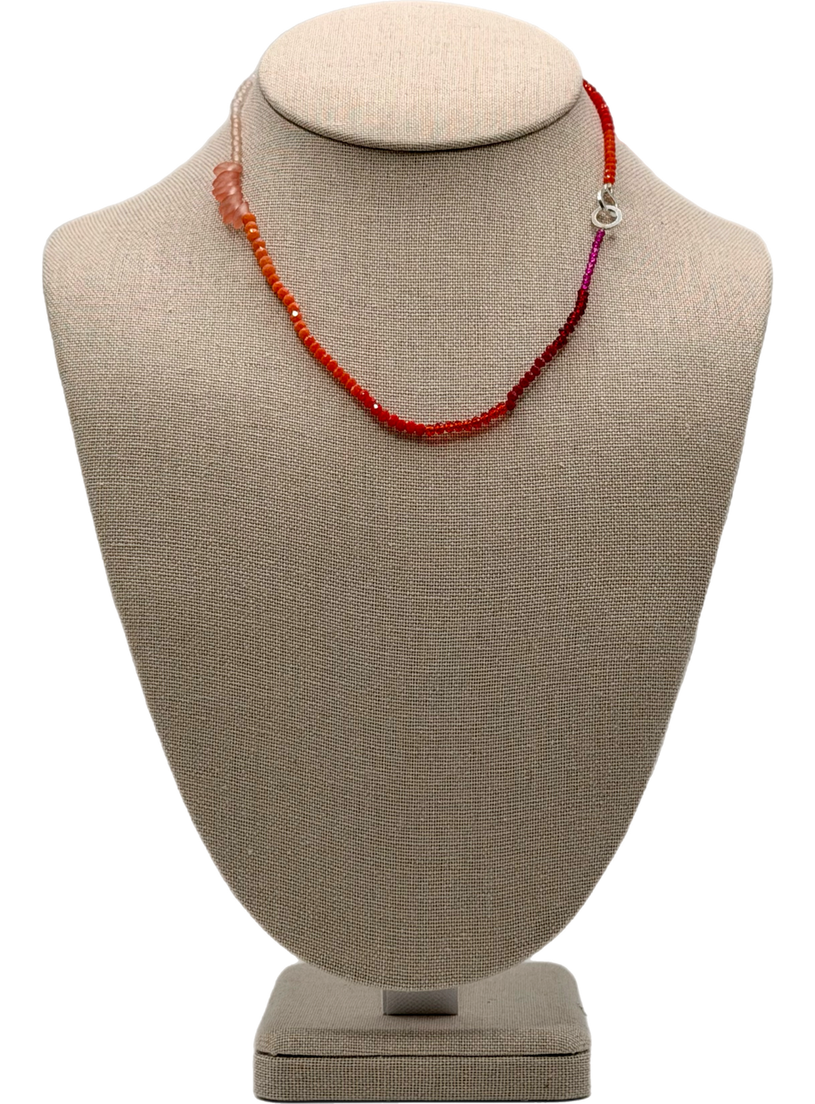 Canyon Sunset Short Wave Necklace