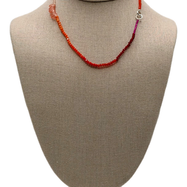 Canyon Sunset Short Wave Jewelry Necklace