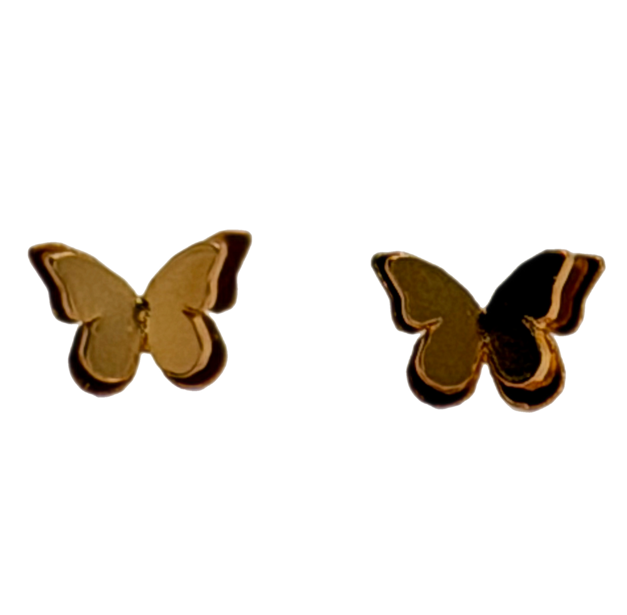 Double Butterfly Stud Earrings