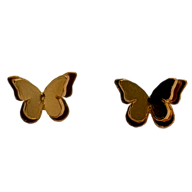 Double Butterfly Stud Earrings