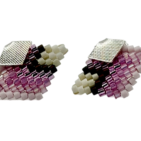 Prism Tile Stud Jewelry Earrings