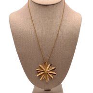 Passiflora Flower Necklace – 24k Gold Plated