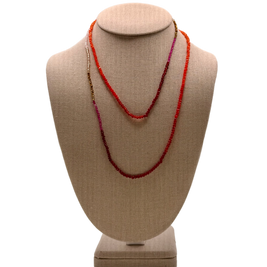 Canyon Sunset Short Wave Jewelry Necklace