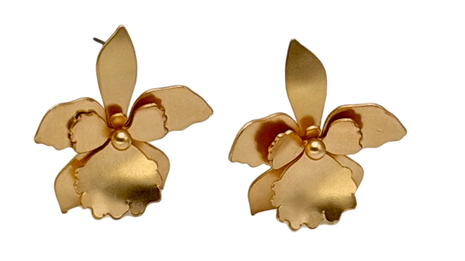 Quadricolor Orchid Earrings