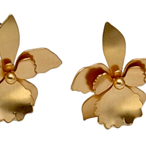 Quadricolor Orchid Earrings