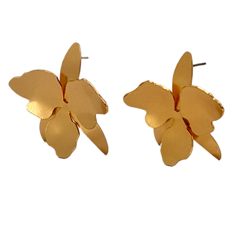 Cattleya Orchid Jewelry Earrings