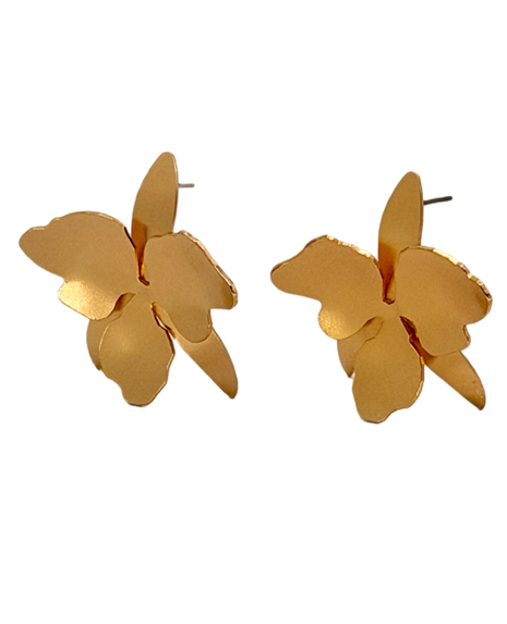 Cattleya Orchid Earrings