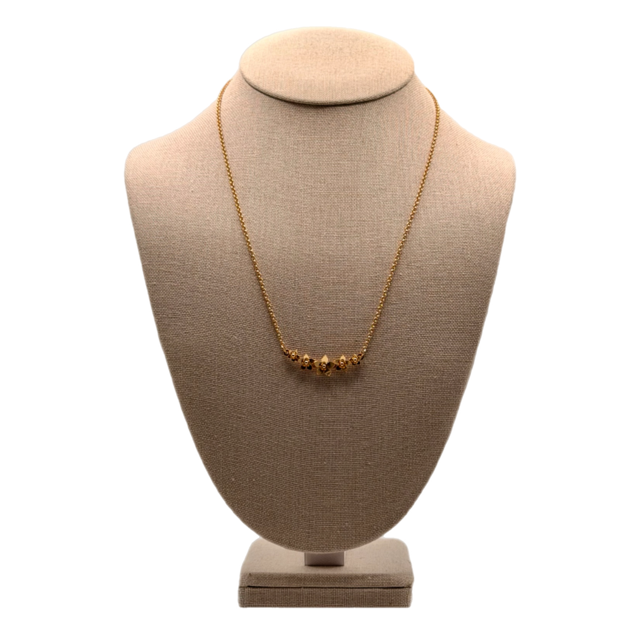 Mini Guayacán Flower Necklace – 5 Flowers