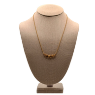 Mini Guayacán Flower Necklace – 5 Flowers