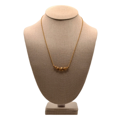 Mini Guayacán Flower Necklace – 5 Flowers