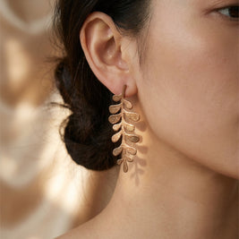 Leaf Earrings – Colombian Páramo Inspired