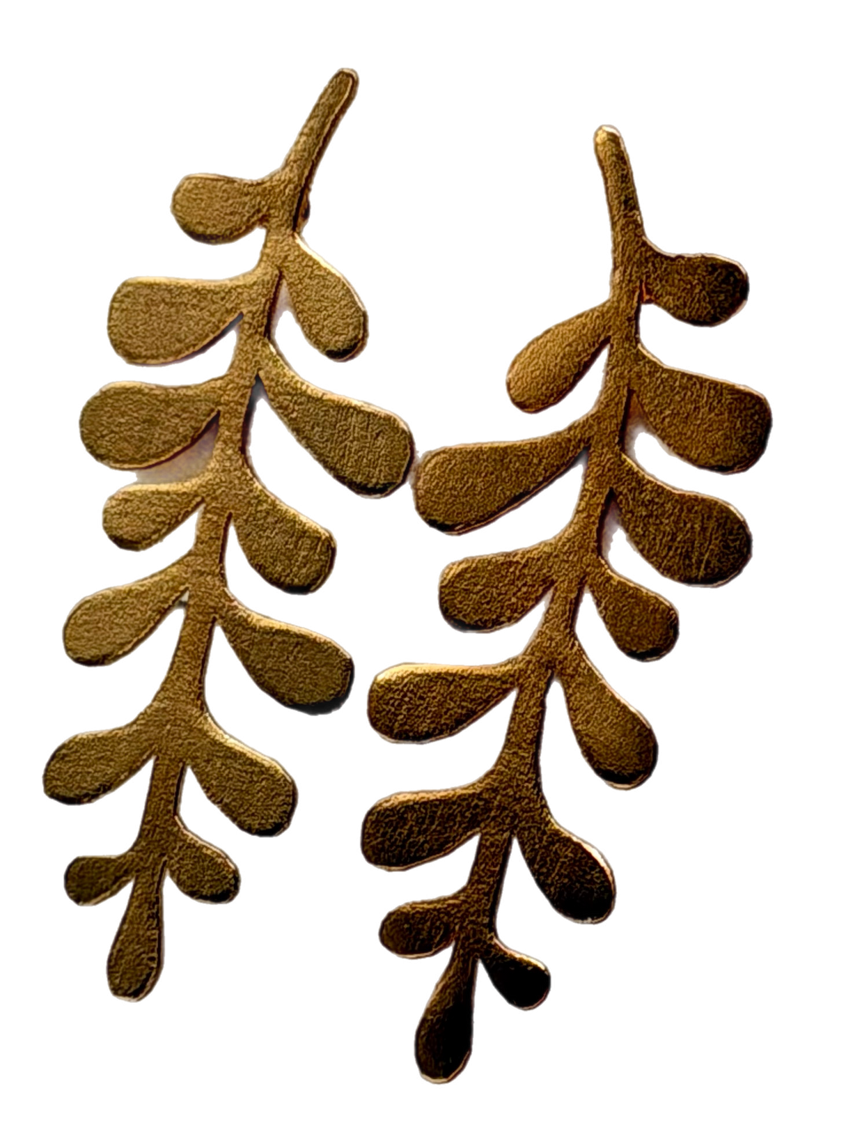 Leaf Earrings – Colombian Páramo Inspired