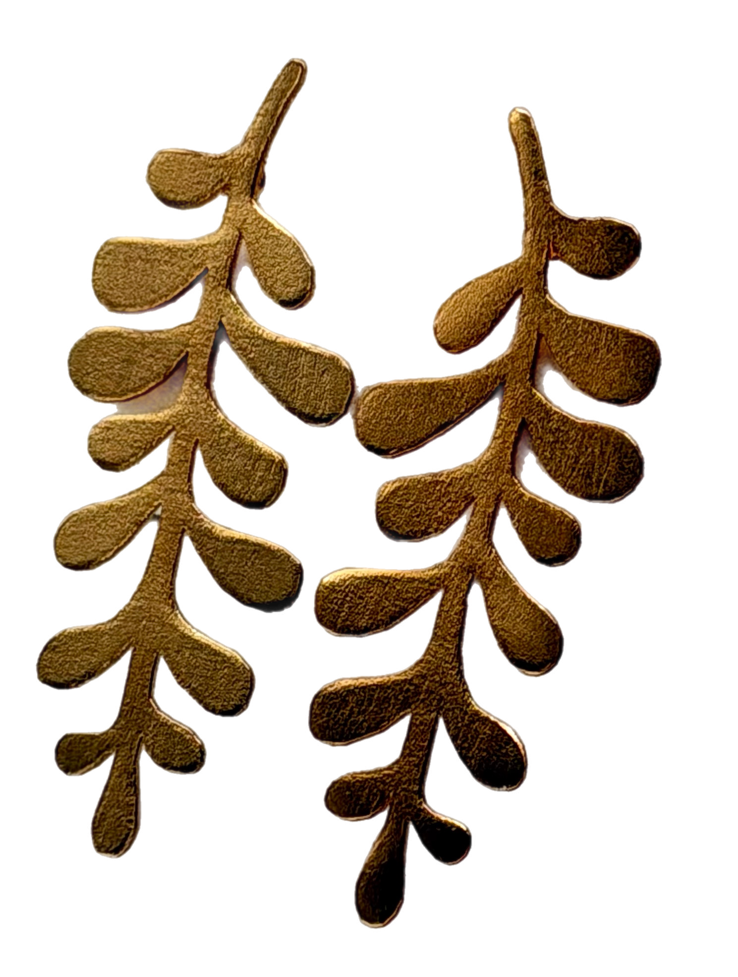 Leaf Earrings – Colombian Páramo Inspired