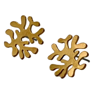 Mini Coral Reef Stud Earrings