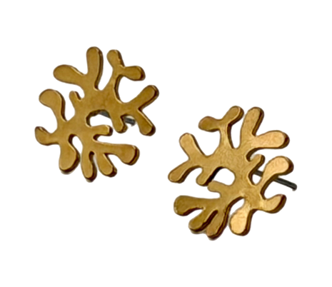 Mini Coral Reef Stud Earrings