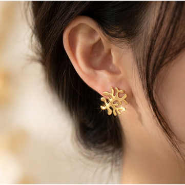 Mini Coral Reef Stud Earrings