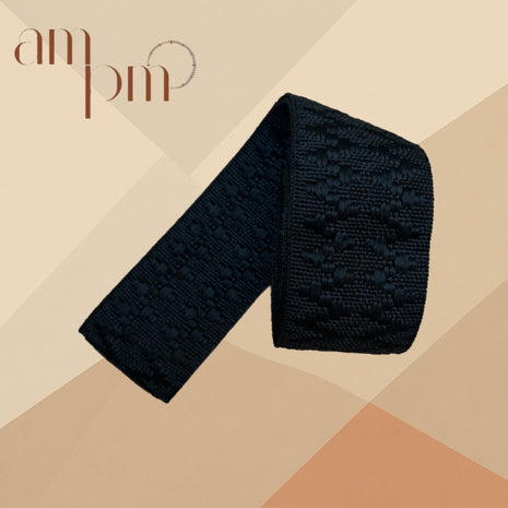 Tawa Handwoven Yoga Mat Strap – Black Yoga Mat Carrier, Artisan Made