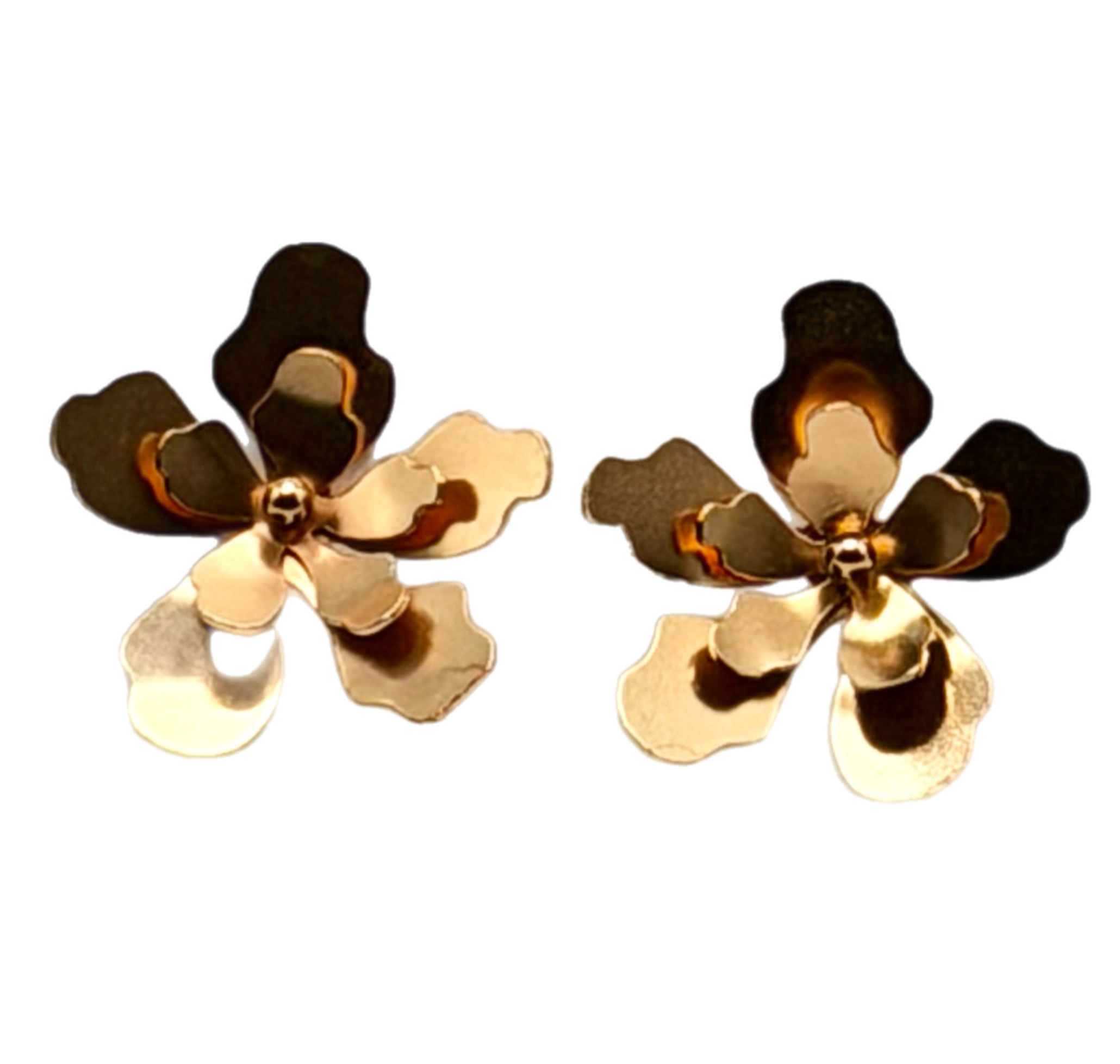 Large Merania Flower Earrings