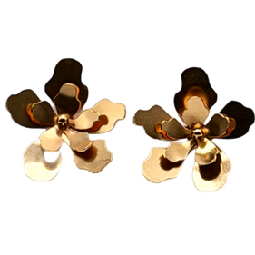 Large Merania Flower Earrings