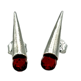 Mint Tip Cone Drop Earrings