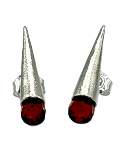 Mint Tip Cone Drop Earrings