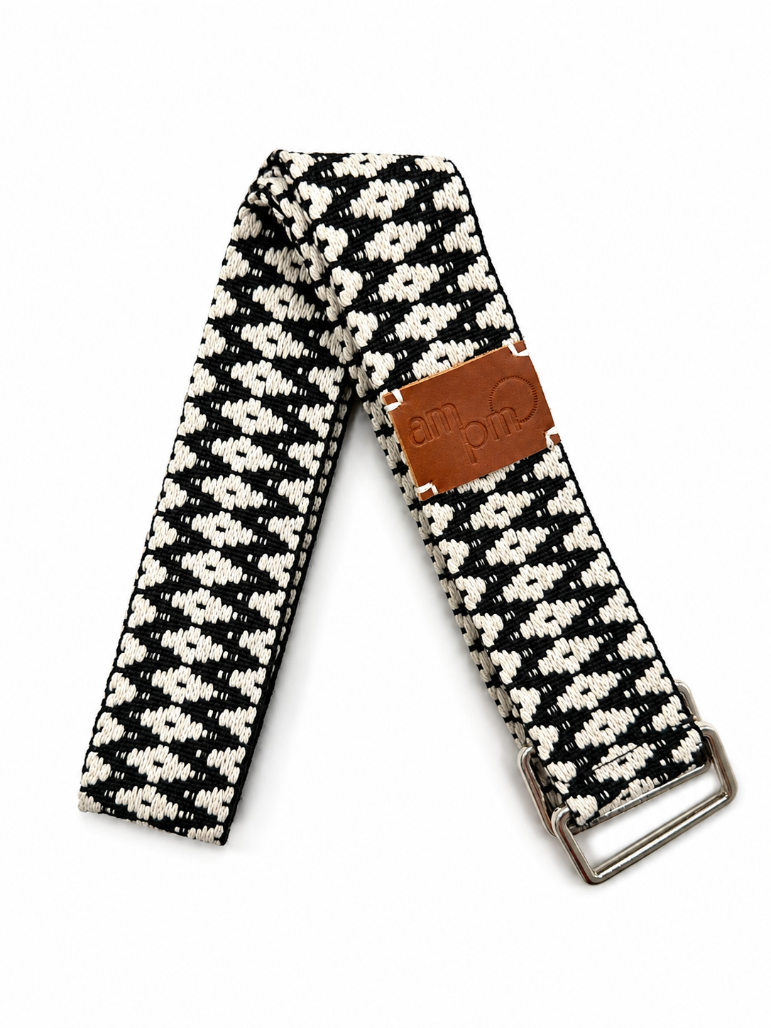 Midnight Diamond Handwoven Yoga Mat Strap