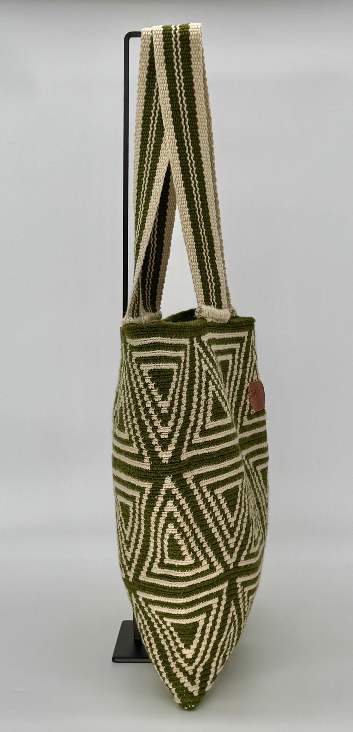 Green Handwoven Large Tote – Handmade Colombian Tote Bag | Everyday Carry, Durable & Lightweight2