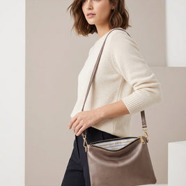 AMPMsis Original Mini Leather Crossbody Bag – Cooper – Soft Finish - Bogota Crafted