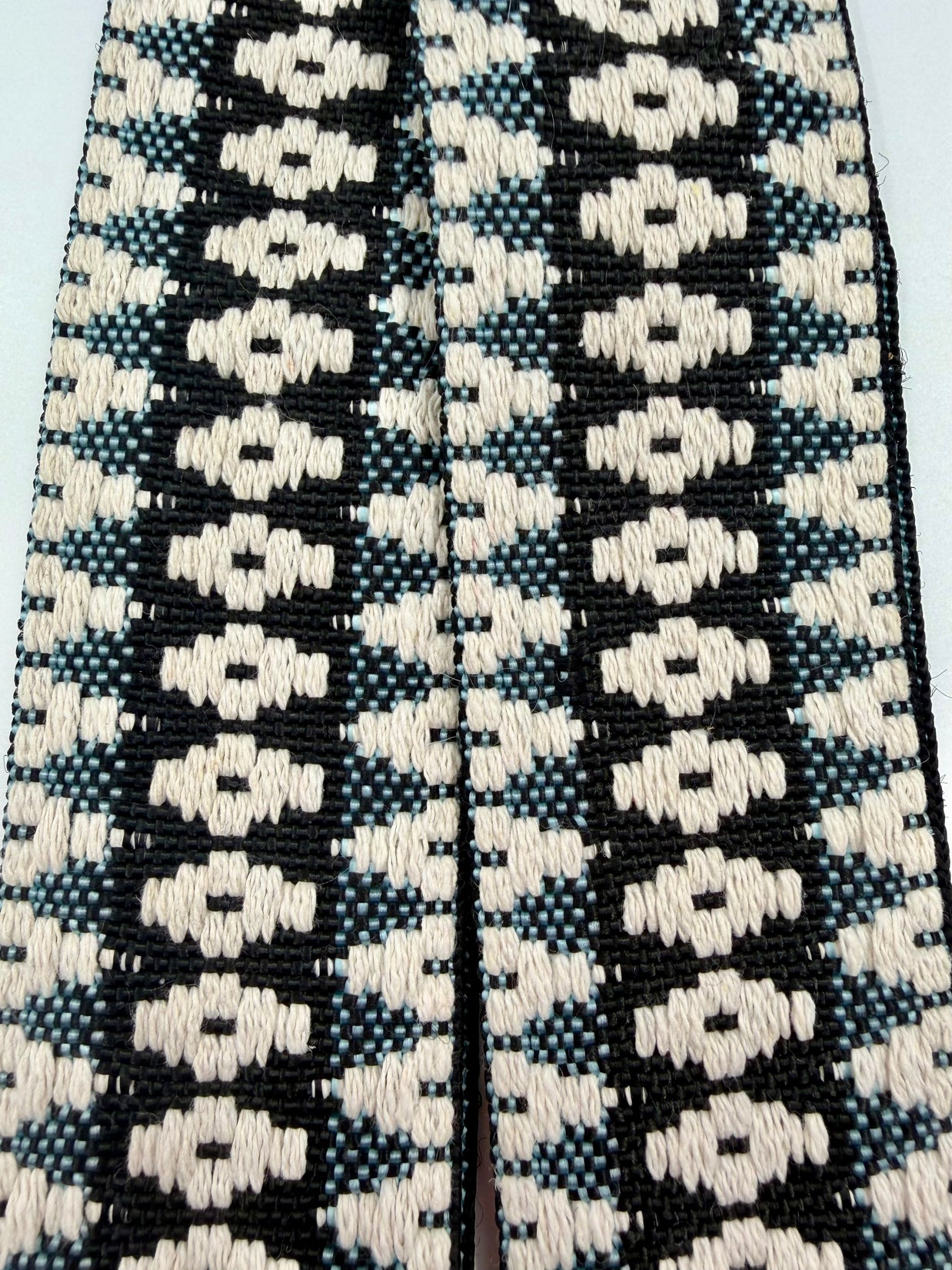 Silver Echo Handwoven Yoga Mat Strap